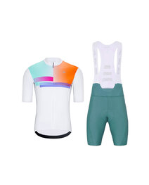 HOLOKOLO maillot corto y pantalón corto - SPECTRO - azul/blanco